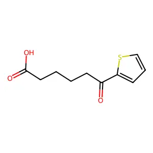 6-Oxo-6-(2-thienyl)hexanoic acid structure