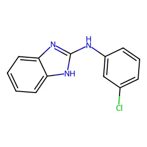 N-(Benzimidazol-2-yl)-3-chloroaniline structure