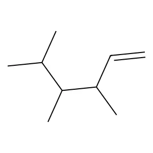 3,4,5-Trimethyl-1-hexene structure