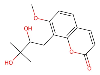 Meranzin hydrate structure