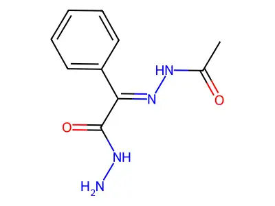 2-(乙酰亚肼基)-2-苯基乙酰肼 structure