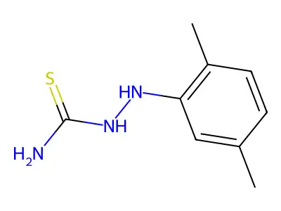 2-(2,5-Dimethylphenyl)hydrazinecarbothioamide structure