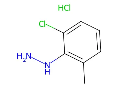 (2-Chloro-6-methylphenyl)hydrazine hydrochloride structure
