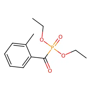 (邻甲基苯甲酰)膦酸二乙酯 structure