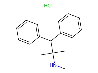 Phenethylamine, beta-phenyl-N,alpha,alpha-trimethyl-, hydrochloride structure