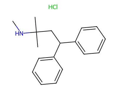 Benzenepropanamine, gamma-phenyl-N,alpha,alpha-trimethyl-, hydrochloride structure