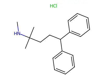 Benzenebutanamine, delta-phenyl-N,alpha,alpha-trimethyl-, hydrochloride structure