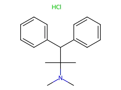 Phenethylamine, beta-phenyl-N,N,alpha,alpha-tetramethyl-, hydrochloride structure