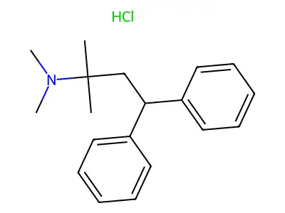 Benzenepropanamine, gamma-phenyl-N,N,alpha,alpha-tetramethyl-, hydrochloride structure