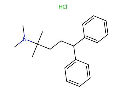 Benzenebutanamine, delta-phenyl-N,N,alpha,alpha-tetramethyl-, hydrochloride structure
