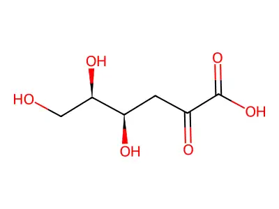 2-酮-3-脱氧-D-葡萄糖酸 structure