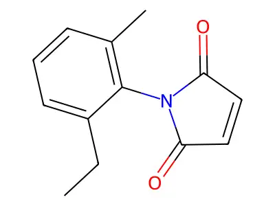 1H-Pyrrole-2,5-dione, 1-(2-ethyl-6-methylphenyl)- structure