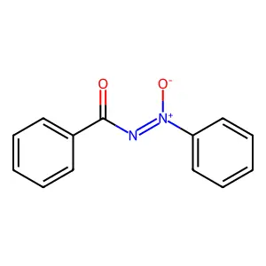 Benzoylimino-oxido-phenylazanium structure