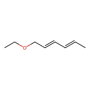 2,4-Hexadiene, 1-ethoxy- structure
