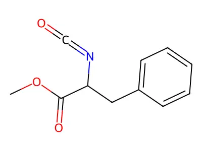 Methyl 2-isocyanato-3-phenylpropanoate structure