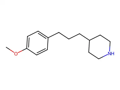 4-[3-(4-Methoxyphenyl)propyl]piperidine structure