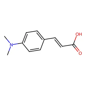 p-(Dimethylamino)cinnamic acid structure