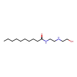 Decanamide, N-(2-((2-hydroxyethyl)amino)ethyl)- structure