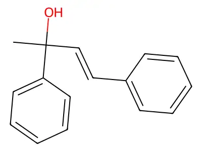 (Z)-2,4-diphenylbut-3-en-2-ol structure