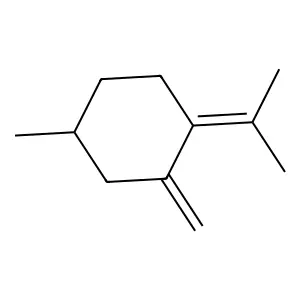 4-Methyl-2-methylene-1-(1methylethylidene)-cyclohexane structure