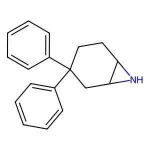7-Azabicyclo(4.1.0)heptane, 3,3-diphenyl- structure