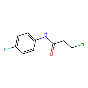 3-Chloro-4'-fluoropropionanilide structure