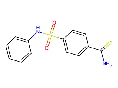 4-(Phenylsulfamoyl)benzenecarbothioamide structure