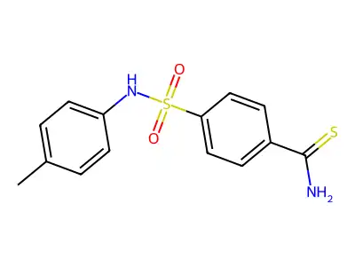 4-[(4-Methylphenyl)sulfamoyl]benzenecarbothioamide structure