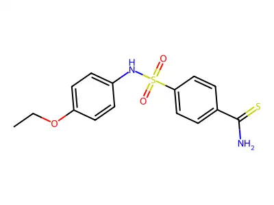 4-[(4-Ethoxyphenyl)sulfamoyl]benzenecarbothioamide structure
