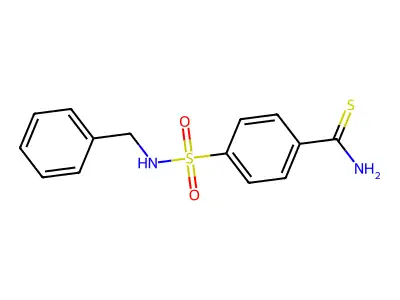 4-(Benzylsulfamoyl)benzenecarbothioamide structure