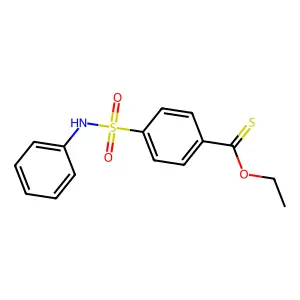 O-ethyl 4-(phenylsulfamoyl)benzenecarbothioate structure