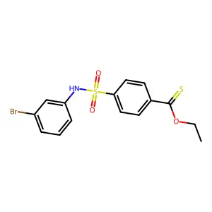 N-(3-Bromophenyl)-4-ethoxycarbothioyl-benzenesulfonamide structure