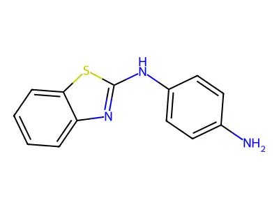 1,4-Benzenediamine, N-2-benzothiazolyl- structure