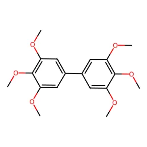 3,3',4,4',5,5'-Hexamethoxybiphenyl structure