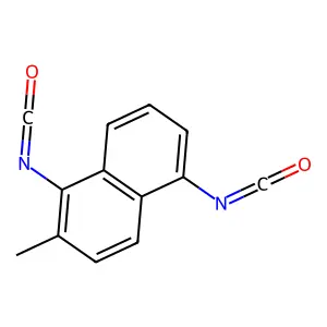 2-Methyl-1,5-naphthalene diisocyanate structure