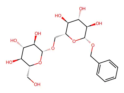 Benzyl gentiobioside structure