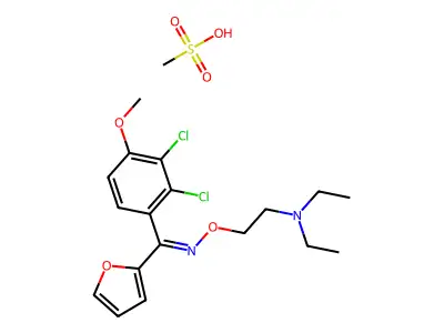CAS 56776-25-1 - C19H26Cl2N2O6S structure