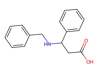 3-(Benzylamino)-3-phenylpropanoic acid structure