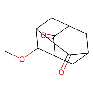 4-Methoxy-2,6-adamantanedione structure