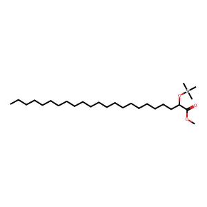 Methyl 2-[(trimethylsilyl)oxy]tricosanoate structure