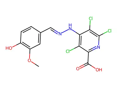 CAS 5679-35-6 - C14H10Cl3N3O4 structure