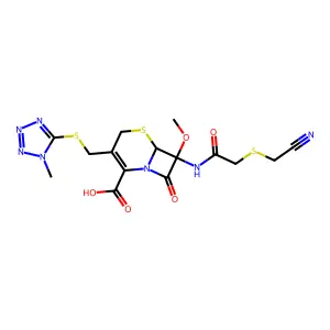 头孢美唑 structure