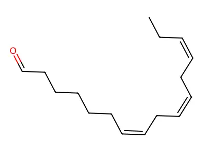 cis,cis,cis-7,10,13-Hexadecatrienal structure