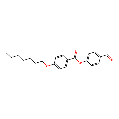 4-Formylphenyl 4-(heptyloxy)benzoate structure