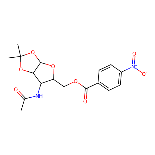 2-Chlor-9-methylamino-7-nitroacridin structure