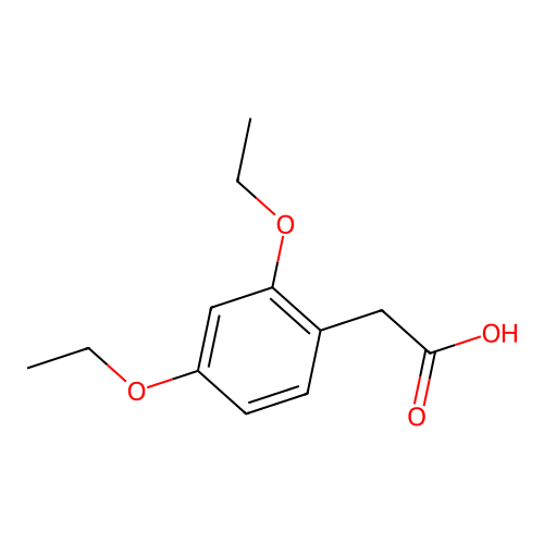 2-(2,4-Diethoxyphenyl)acetic acid structure