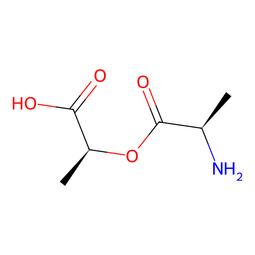 (2S)-2-[(2R)-2-氨基丙酰基]氧基丙酸 structure