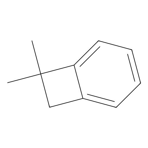 7,7-Dimethylbicyclo[4.2.0]octa-1,3,5-triene structure