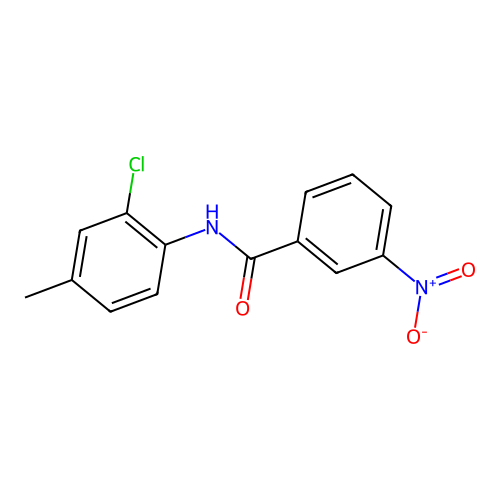 N-(2-chloro-4-methylphenyl)-3-nitrobenzamide structure