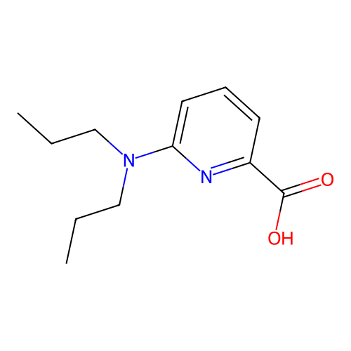 6-(Dipropylamino)pyridine-2-carboxylic acid structure